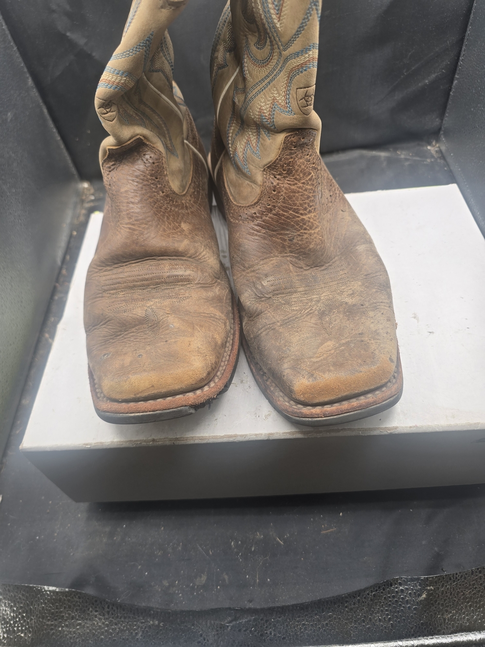 Men's Brown Leather Western Boots